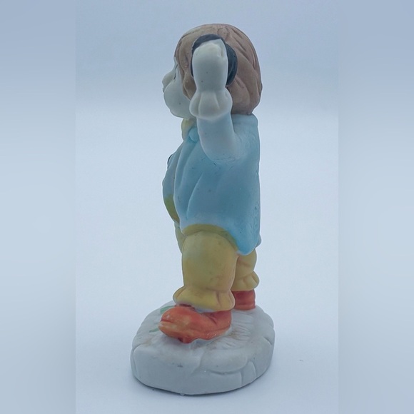 Vintage Hobo Tramp Clown Figurine Emmett Kelly Inspired Bisque Porcelain Novelty - Picture 2 of 6